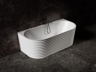 Ванна из искусственного камня ABBER Stein AS9652 170x80см белый матовый